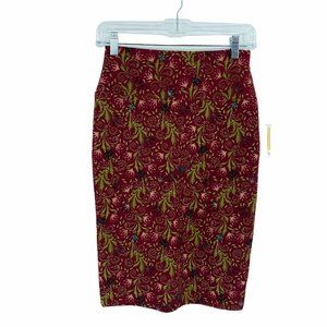 New Lularoe Pencil Skirt Extra Small Cassie Floral